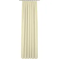 Wirth Vorhang "Sunday" Gr. 4, beige (creme), B:141cm H:245cm, Jacquard, Baumwolle, Polyester, Gardinen, Vorhang, nach Maß