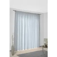 Wirth Vorhang "Telfort" Gr. 4, blau, B:132cm H:245cm, Jacquard, Baumwolle, Polyester, Gardinen, Vorhang
