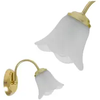 Rabalux 7231 Wandleuchte Rafaella, E14, gold, Klassisch, 20cm