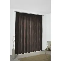 Wirth Vorhang "Lupara" Gr. 2, braun, B:132cm H:175cm, Jacquard, Baumwolle, Polyester, Gardinen, Vorhang