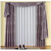 Wirth Vorhang "Jenny" Gr. 3, lila (flieder), B:135cm H:225cm, Polyester, Gardinen, Vorhang