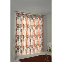 Wirth Vorhang "JOLANDA" Gr. 2, orange, B:145cm H:180cm, Polyester, Gardinen, Vorhang