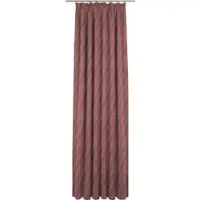 Adam Audio Vorhang ADAM "Argentinian Criolla" Gr. 4, rot (dunkelrot), B:145cm H:245cm, Jacquard, Baumwolle (Bio-Baumwolle), Gardinen, Vorhang, aus 100% Bio-Baumwolle