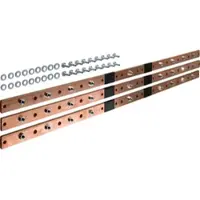 Hager UM09K CU-Schiene, universN, 40x10mm, 5feldig, für 9 Trennerleisten NH1-3, (Stück)