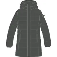 CMP Woman Padded Padded Parka FIX Hood jungle (F902) 40