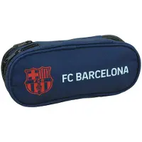 Giovas FC Barcelona Barca Federmäppchen mit 2 Fächern, 23 cm