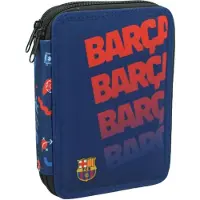 Giovas FC Barcelona Barca gefülltes 2-stöckiges Federmäppchen
