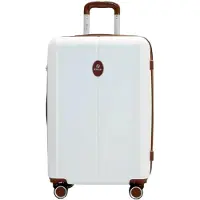 Markenlos Kabinengröße Koffer von Texier, 36,5 x 22,5 x 55 cm, creme