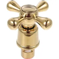 Merkloos Ersatz Wasserhahn Knopf mit Ergonomischem Design, Gold
