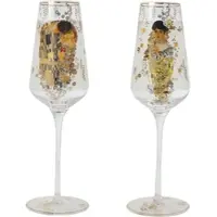 Goebel "Sektglas Gustav Klimt - Adele & der Kuss"