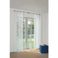 Wirth 1100000002199 "7227" Gr. 3, blau, B:450cm H:120cm, Polyester, Gardinen, 1100000002199, Store