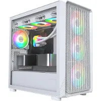 Montech X5M (W), Micro Tower, PC, Weiß, micro ATX, Mini-ITX, Gaming, Multi