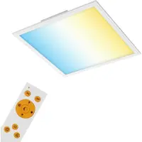 OEM LED-Deckenleuchte, dimmbar, Fernbedienung, 44,5 cm, weiß