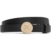 Tommy Hilfiger Gürtel Th Penny 2.0 AW0AW19295 Schwarz 90