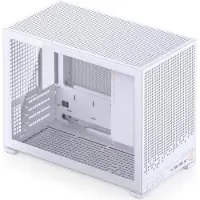 Jonsbo D32 PRO, Midi Tower, PC, Weiß, Mini-ITX, micro ATX, Stahl, 17 cm