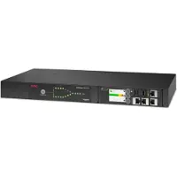 APC AP4421A Netshelter Rack Automatic Transfer Switch, 1HE, 10A, 230V, C14 IN, 12 C13 OUT, 50/60Hz