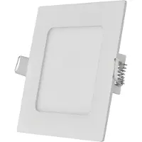 Emos LED Panel 7 W, quadratische 480 lm Einbauleuchte, Deckenleuchte in Weiß, extra flach, neutralweiß 4000 K, inkl. LED-Treiber, ZD2125