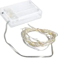Dripio Mini LED-Lichterkette 235 cm, 40 LEDs, batteriebetrieben, gelb