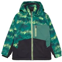 Color Kids Ski Jacket Colorblock 742779 dark forest (9651) 122