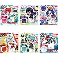 Megahouse Gundam Acrylfigurendisplay Mobile Suit Gquuuuuux Tokotoko 9 Cm 6 Einheiten One Size