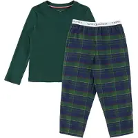 Tommy Hilfiger Schlafanzug - Orn Green/Buffaio Check Evergreen - - 14-16 Jahre (164-176) - Schlafanzug 2-teilig