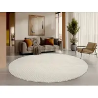 Oci Die Teppichmarke Designteppich "LIV ATMOS" rund 20 mm Höhe Designer Teppich Hochflor,Langflor, auch in rund