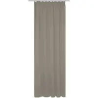 Wirth Vorhang "Dim out", grau (taupe), B:142cm H:165cm, Polyester, Gardinen, Vorhang, nach Maß