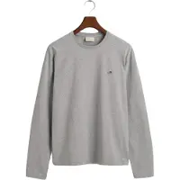 Gant "REG SHIELD LS T-SHIRT" mit Logostickerei auf der Brust