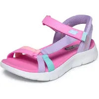 SKECHERS "GO WALK FLEX SANDAL" Sommerschuh mit Klettverschluss, Größenschablone zum Download