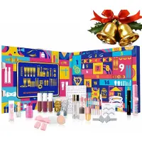 Merkloos Adventskalender 2025 mit 24 Stück Makeup