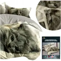 Łóżkoholicy Lözkoholicy Andreas Bettwäsche Katze 3D Tiermotiv