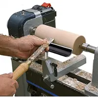 Markenlos Werkzeugauflage Drehbank Edelstahl Ø 16 mm, 15 cm lang für Holzdrehbank