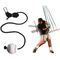 Merkloos Baseball Swing Trainer mit Übungsseil zur Verbesserung der Schlagtechnik