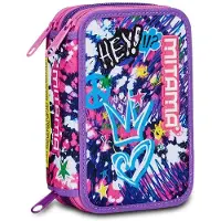 Merkloos Hey Dye Etui mit 47 Teilen - Mädchen Schul Etui in Lila