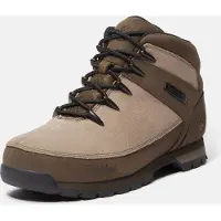 Timberland Schnürboots "EURO SPRINT - MID LACE BOOT", Herren, Gr. 41, braun (md grau nubuck w dk braun), Leder, Schuhe Schnürboots, Winterstiefel, Schnürstiefel, Winterschuhe