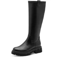Marco Tozzi 1100000002199, Blockabsatz, Langschaftstiefel mit praktischem Innenreißverschluss