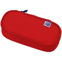 Oxford Federmäppchen oval, Rot, 1 Stück