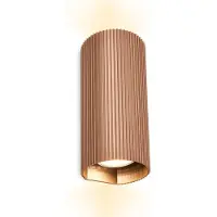 Briloner Wandleuchte Ida, braun, Kunststoff, Ø 8,5 cm, GU10