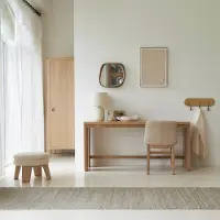 Tikamoon Eden - Schreibtisch aus massivem Eichenholz 160 cm