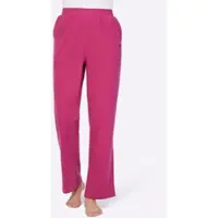 Feel Good Dehnbund-Hose , Damen, Gr. 44/46, Normalgrößen, pink (fuchsia), 95% Baumwolle, 5% Elasthan, unifarben, Hosen Dehnbund-Hose