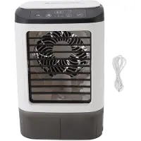 Gistuch Mini-Klimaanlage, 12 W, 900 ml Wassertank, USB-betrieben, Befeuchtung, Nebel, tragbarer Kühler für Zuhause, Schreibtisch, Büro