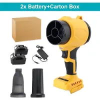 StarTech.com Turbo-Laubbläser - H28 - Akkubetrieben - Bürstenloser Motor - 4000 W - 400 m/s - 300.000 U/min - 2 Akkus