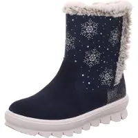 Superfit Mädchen FLAVIA warm gefütterte Sympatex Stiefel, blau 8000