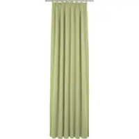 Wirth Vorhang "Sunday", grün, B:142cm H:175cm, Jacquard, Baumwolle, Polyester, Gardinen, Vorhang, nach Maß