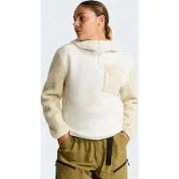 The North Face Womens Yumiori 1/4 Zip Hood Novelty white dune/desert stone (JN5) L