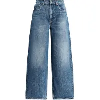 Ralph Lauren für Damen. 211969380001 Entspannte Jeans mit weitem Bein blau (27/32), Lässig, Baumwolle, Denim
