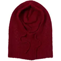 Object Zopfstrick Schlupfmütze Rot ONE SIZE