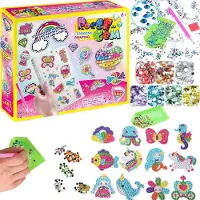 MAKSIK IMPORT Diamant-Stickerei-Kreativset, 5D-Mosaik, Diamantmalerei, Perlen