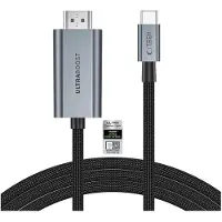 Tech-Protect ULTRABOOST KABEL USB-C AUF HDMI 2.1 8K 60HZ 200CM EISEN-GRAU