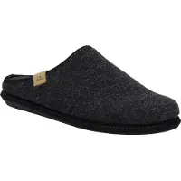 Josef seibel Hausschuh "Levin 01, anthrazit", Herren, Gr. 45, grau (anthrazit), Obermaterial: 80% Rindsleder Leather cow. 20% Textilmaterial TEXMAT., Schuhe Hausschuh